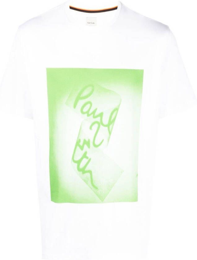 Paul Smith T-shirt met grafische print Wit