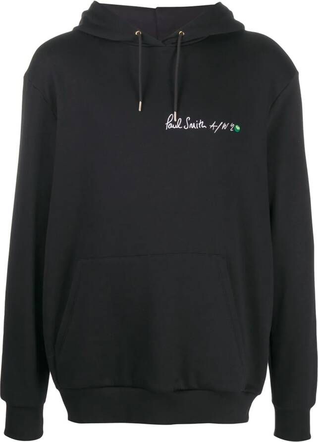 Paul Smith Hoodie met logoprint Zwart