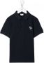 Paul Smith Junior Poloshirt met zebrapatch Blauw - Thumbnail 1