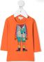 Paul Smith Junior T-shirt met print Oranje - Thumbnail 1