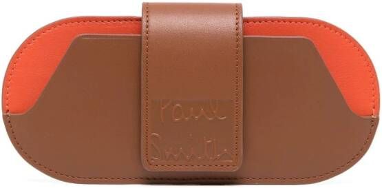 Paul Smith Leren portemonnee Bruin