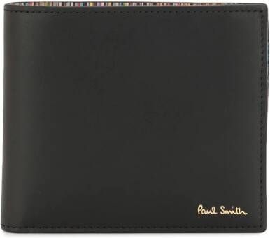 Paul Smith Leren portemonnee Zwart