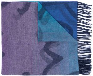 Paul Smith Sjaal met ombré-effect Blauw