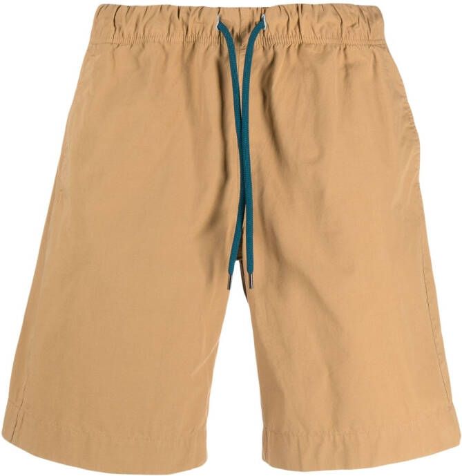 PS Paul Smith Shorts met logopatch Beige