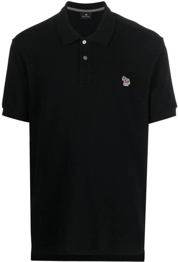 Paul Smith Poloshirt met logopatch Zwart