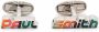 Paul Smith Manchetknopen verfraaid met stenen Zilver - Thumbnail 1