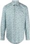 Paul Smith Overhemd met bloemenprint Blauw - Thumbnail 1