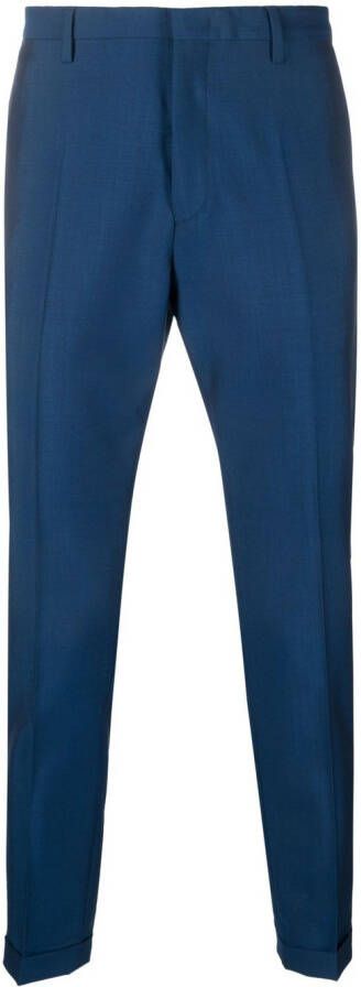 Paul Smith Pantalon met toelopende pijpen Blauw
