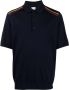Paul Smith Poloshirt met gestreept detail Blauw - Thumbnail 1