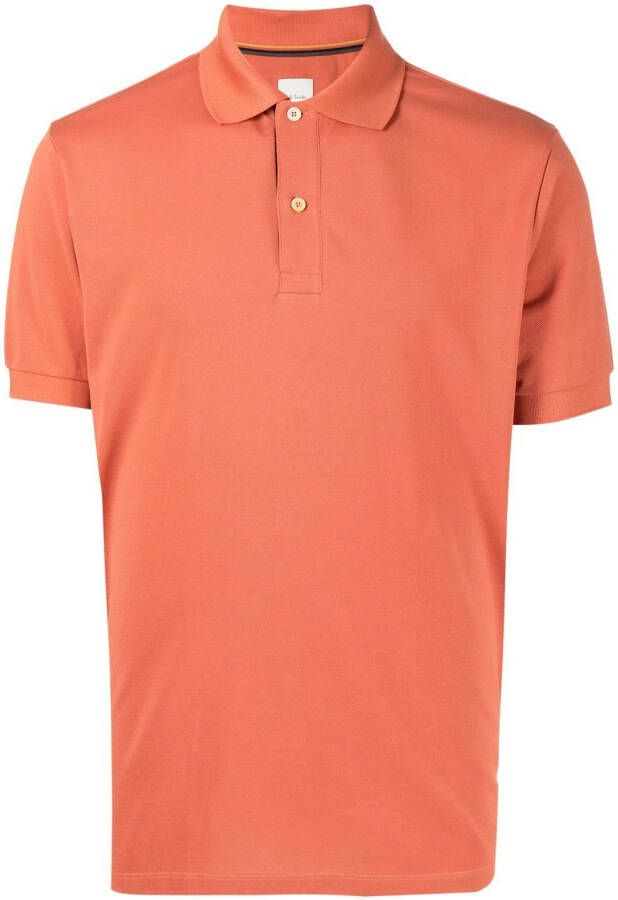 Paul Smith Poloshirt met korte mouwen Oranje