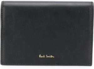 Paul Smith Portemonnee met gegraveerd logo Zwart