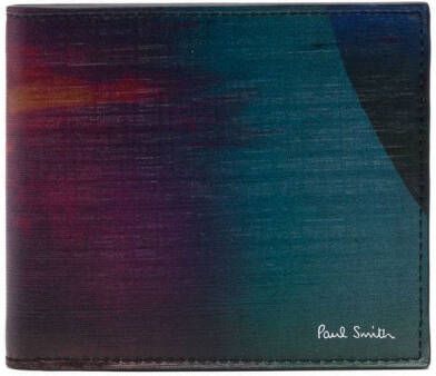 Paul Smith Portemonnee met print Blauw