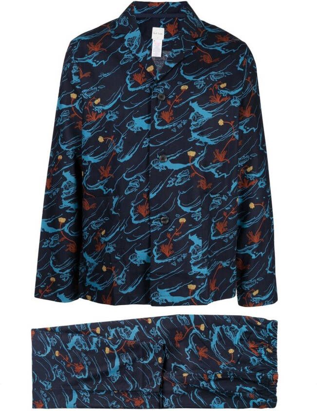 Paul Smith Pyjama met print Blauw