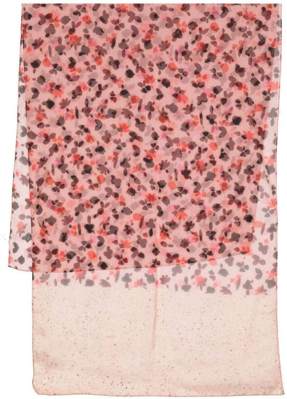 Paul Smith Sjaal met grafische print Roze