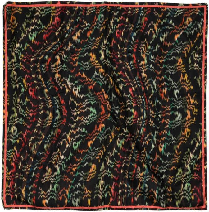 Paul Smith Sjaal met print Zwart