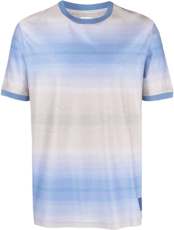 Paul Smith Gestreept T-shirt Blauw