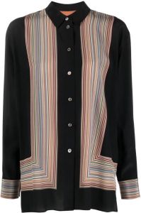 Paul Smith Gestreepte blouse Zwart