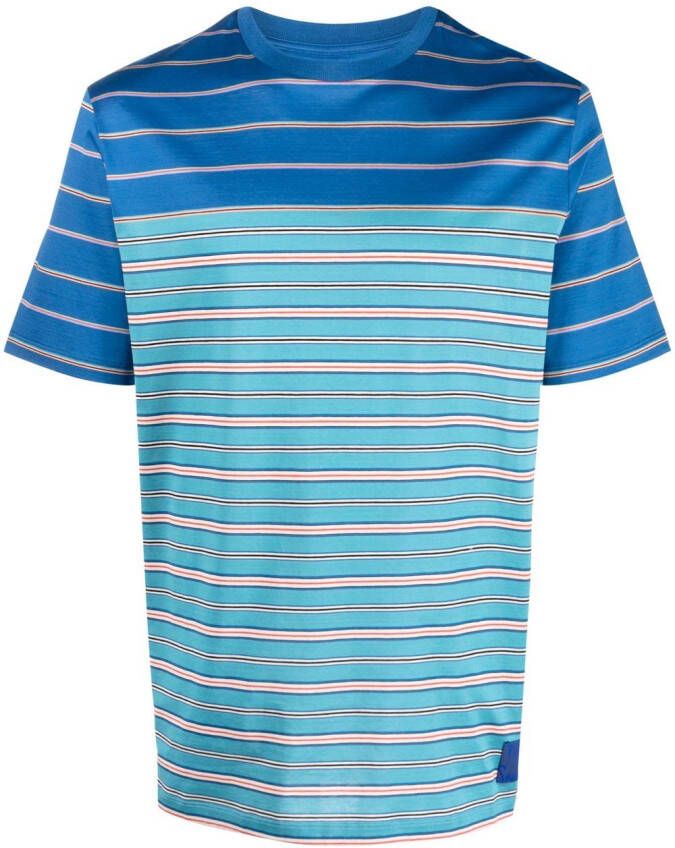 Paul Smith T-shirt met logopatch Blauw