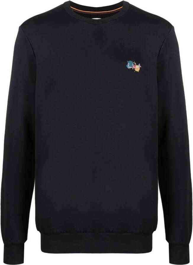 Paul Smith Sweater met logoprint Blauw