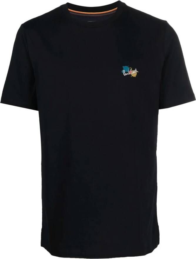 Paul Smith T-shirt met geborduurd logo Zwart