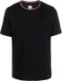 Paul Smith T-shirt met gestreepte afwerking Zwart - Thumbnail 1