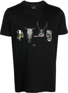 Paul Smith T-shirt met grafische print Zwart