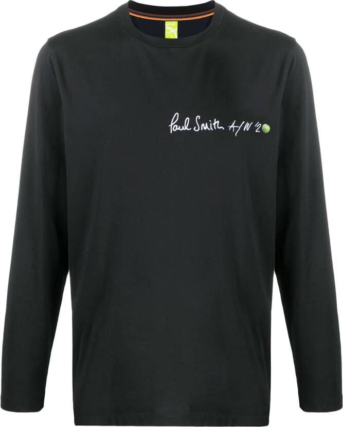 Paul Smith T-shirt met logoprint Zwart