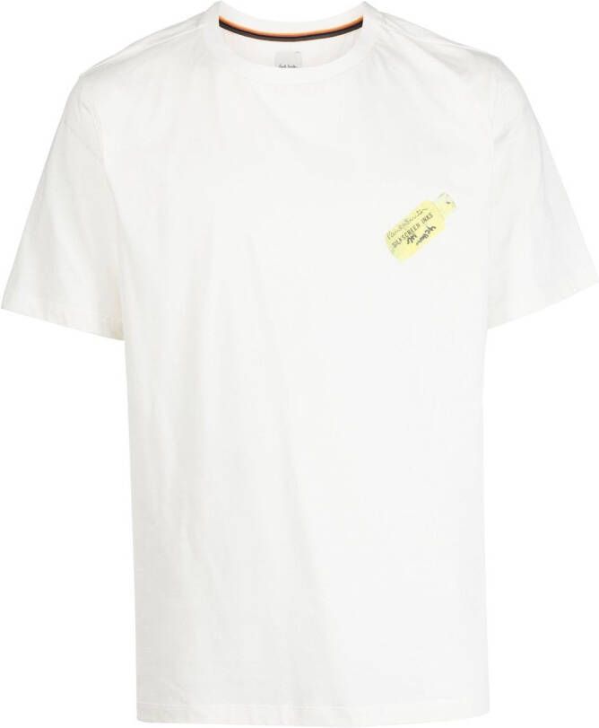 Paul Smith T-shirt met print Wit
