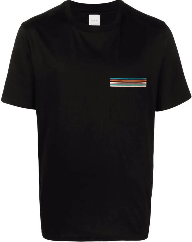 Paul Smith T-shirt met zak Zwart
