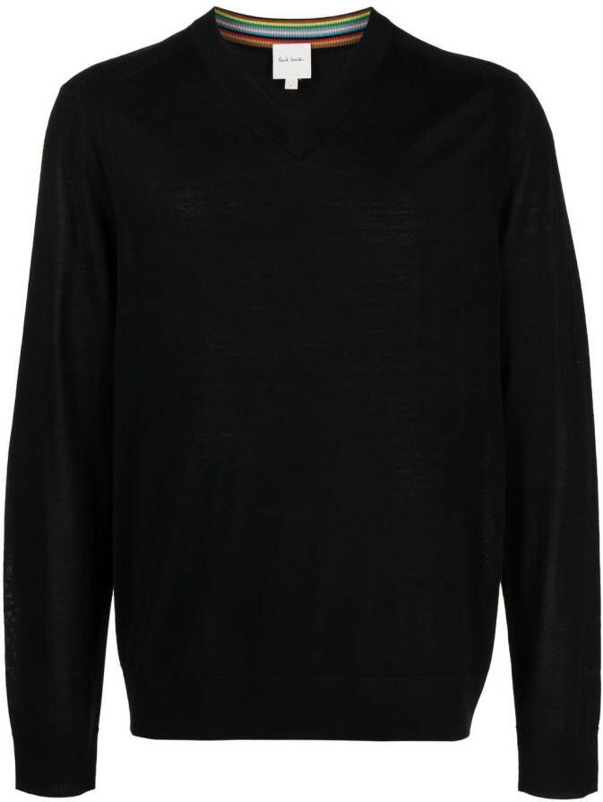 Paul Smith Trui met V-hals Zwart