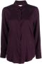 PAULA Blouse met sjaaldetail Paars - Thumbnail 1