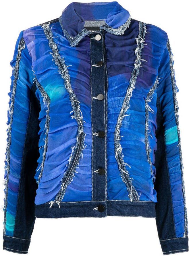Paula Canovas del Vas Denim jack Blauw