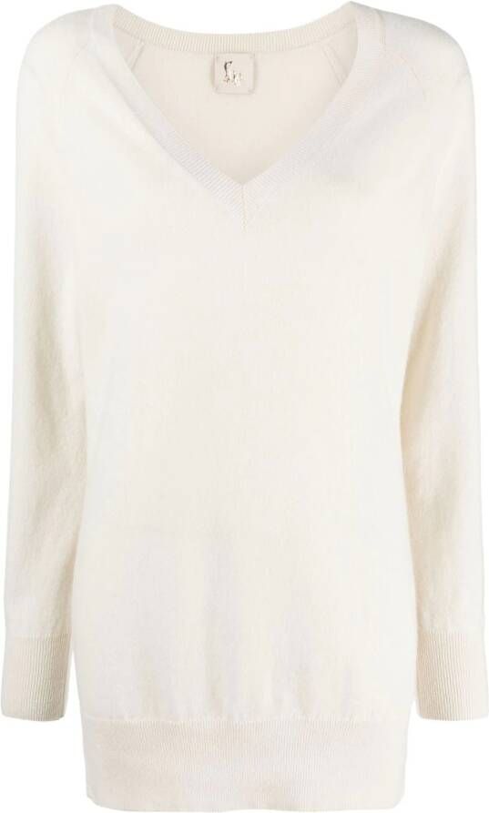 PAULA Kasjmier trui Beige