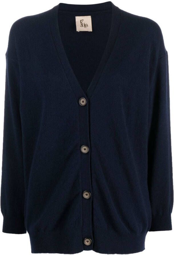 PAULA Kasjmier vest Blauw