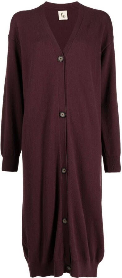 PAULA Kasjmier vest Paars