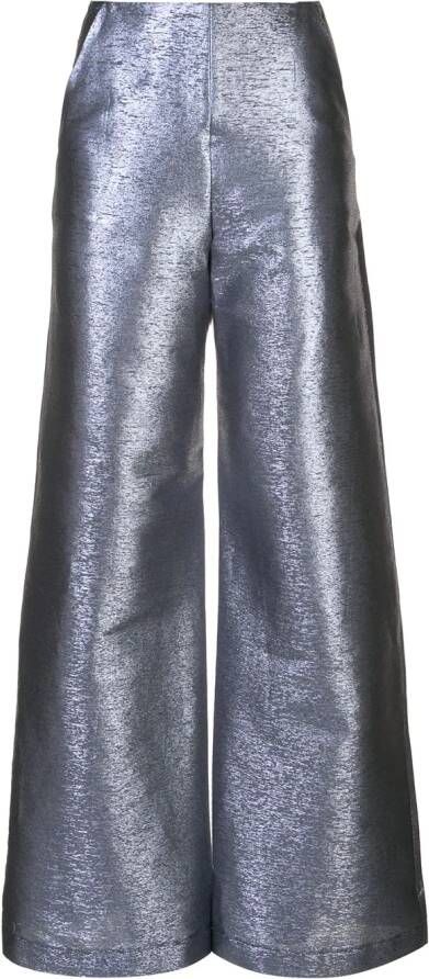 Paula Knorr Flared broek Blauw