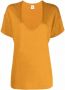 PAULA T-shirt met V-hals Geel - Thumbnail 1