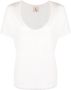 PAULA T-shirt met V-hals Wit - Thumbnail 1