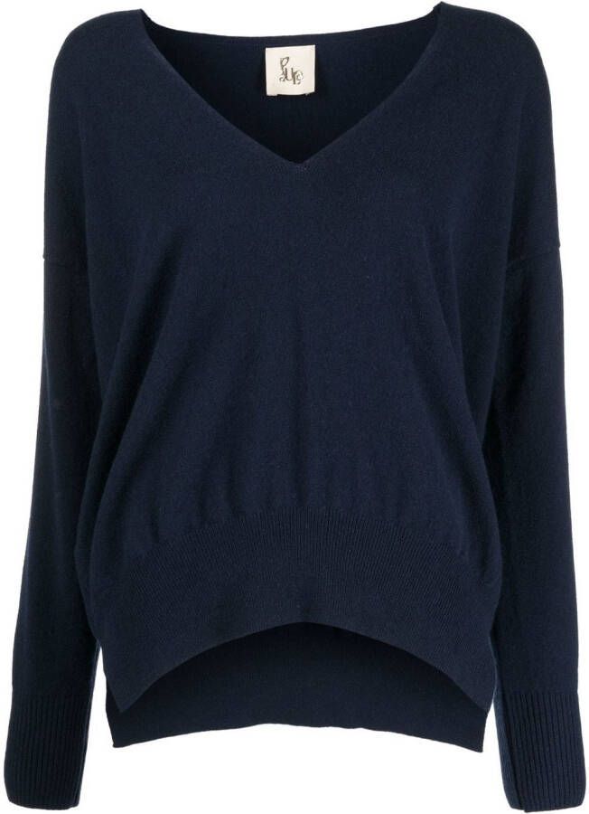 PAULA Trui met V-hals Blauw