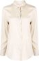 PAULA Zijden blouse Beige - Thumbnail 1