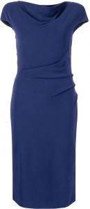 Paule Ka Mini-jurk met gedrapeerd detail Blauw
