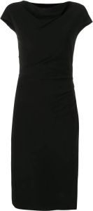 Paule Ka Mini-jurk met gedrapeerd detail Zwart