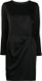 Paule Ka Mini-jurk met gedrapeerd detail Zwart - Thumbnail 1