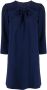 Paule Ka Mini-jurk met strikdetail Blauw - Thumbnail 1