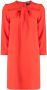 Paule Ka Mini-jurk met strikdetail Rood - Thumbnail 1