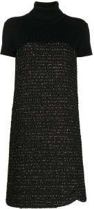 Paule Ka Tweed mini-jurk Zwart
