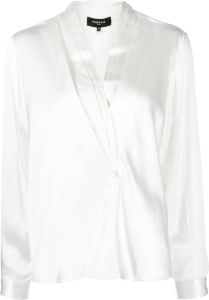 Paule Ka Zijden blouse Wit