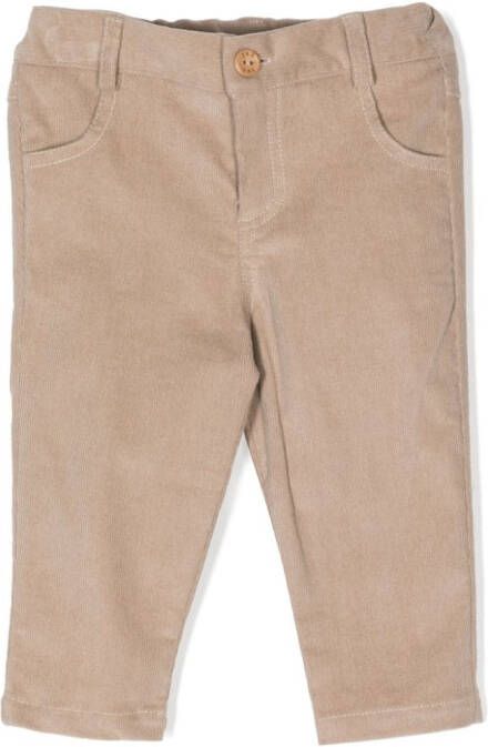Paz Rodriguez Broek met elastische taille Beige
