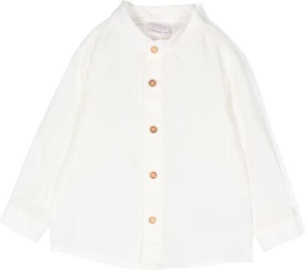 Paz Rodriguez Kraagloos shirt Wit