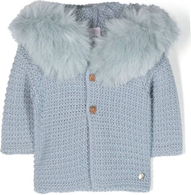 Paz Rodriguez Jas met capuchon Blauw